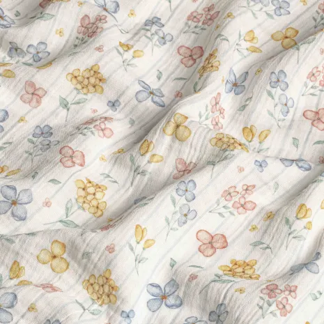Çiçek Desenli Bebek Müslin-4