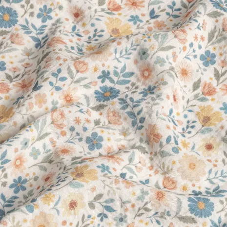 Çiçek Desenli Bebek Müslin-2