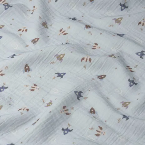 Uzay Gemili Bebek Müslin