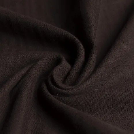 Acı Kahve Düz Renk Müslin Kumaş