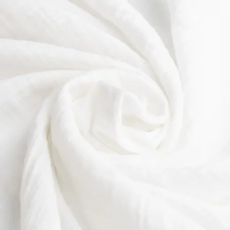 Beyaz Düz Renk Müslin Kumaş