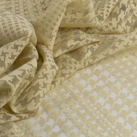 İpeker Yakma Kumaş - Sarı