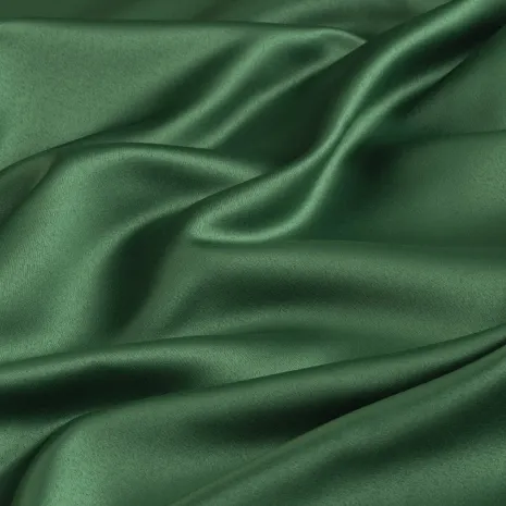 Zümrüt Yeşili Amat Saten Kumaş