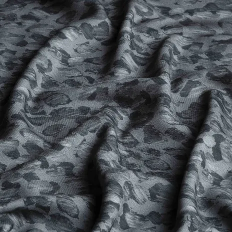 Antrasit Taş Desen Kaşmir Viskon