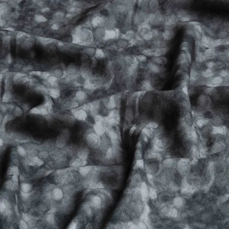 Antrasit Geçişli Puantiyeli Kaşmir Viskon