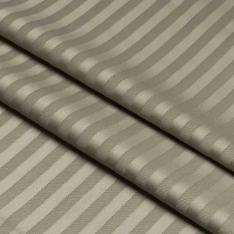 Yeşil Çizgili Pamuk Saten