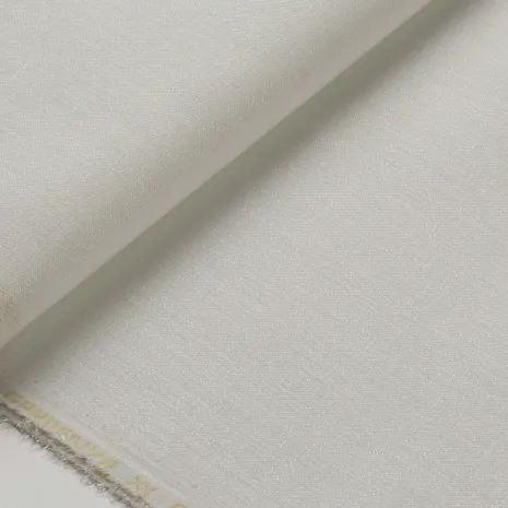 Simli Kırık Beyaz Gardenya Kumaş