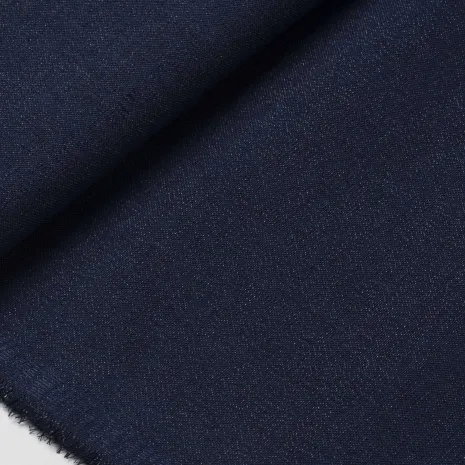 Simli Lacivert Gardenya Kumaş