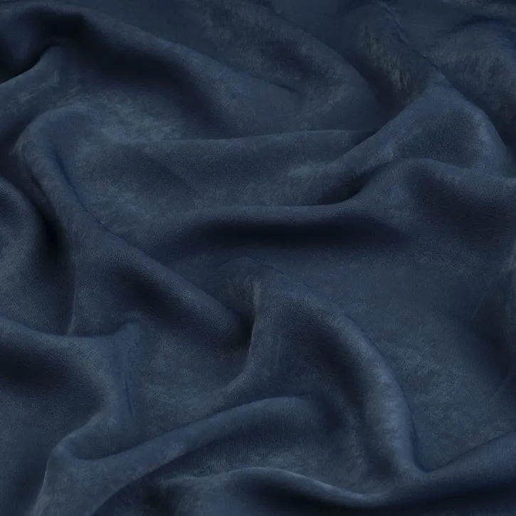 Petrol Mavisi Süet Cupro Kumaş
