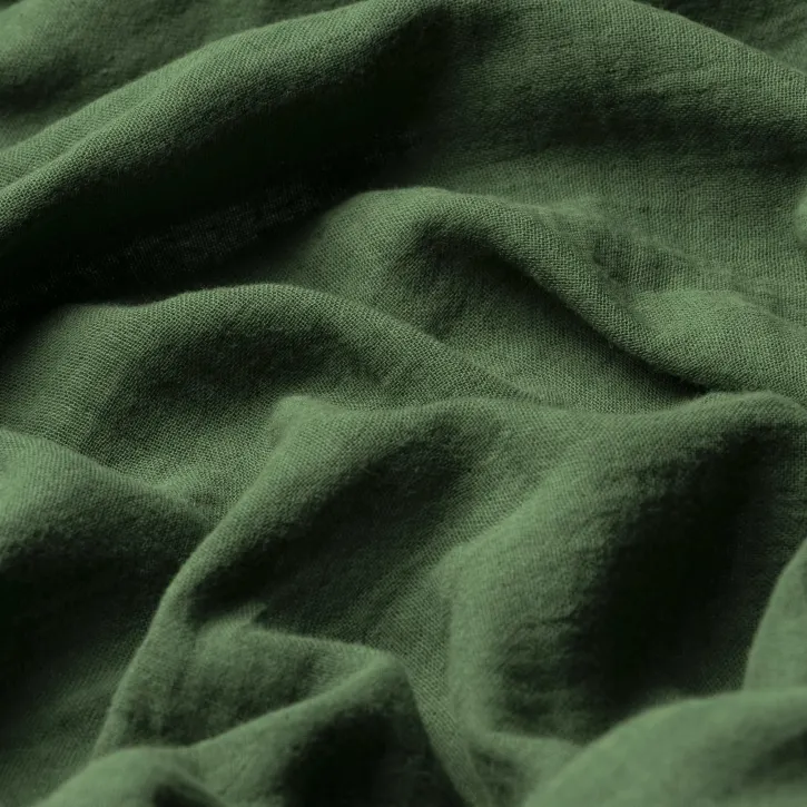 Zümrüt Yeşili Müslin Kumaş