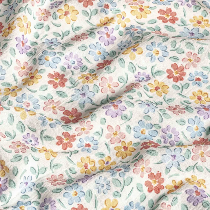 Çiçek Desenli Bebek Müslin-3