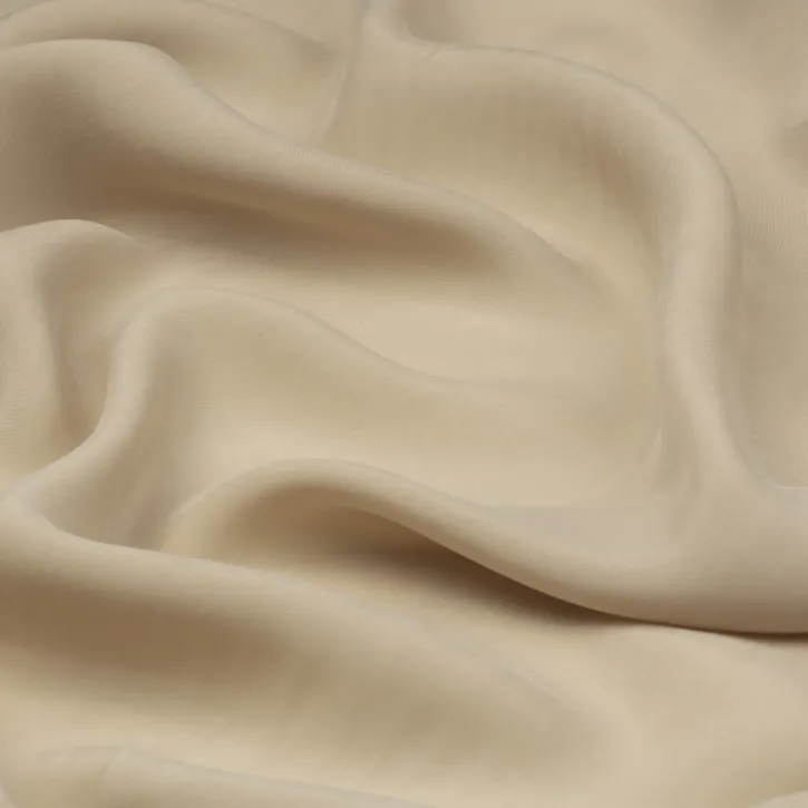 Bej İpeker Cupro Kumaş