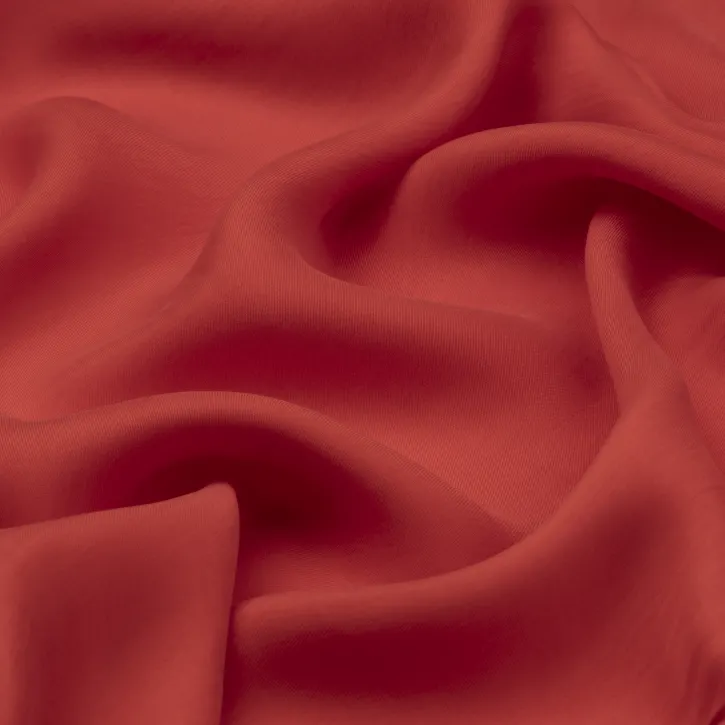 Narçiçeği Kırmızısı İpeker Cupro Kumaş