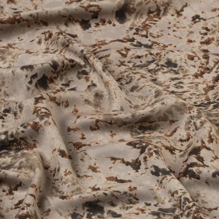 Bej Kamuflaj Kaşmir Viskon