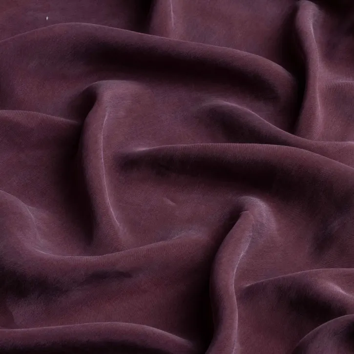 Bordo Rengi İpeker Cupro Kumaş