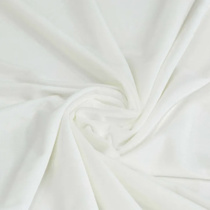 Ekru Likralı Kadife