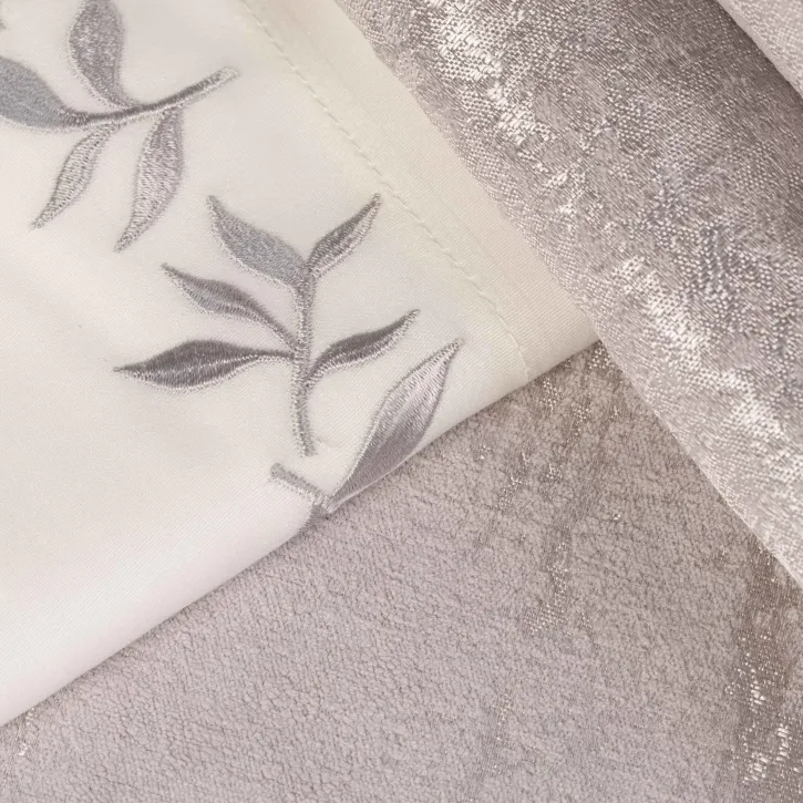 Gri Nakışlı Nevresim Takımı