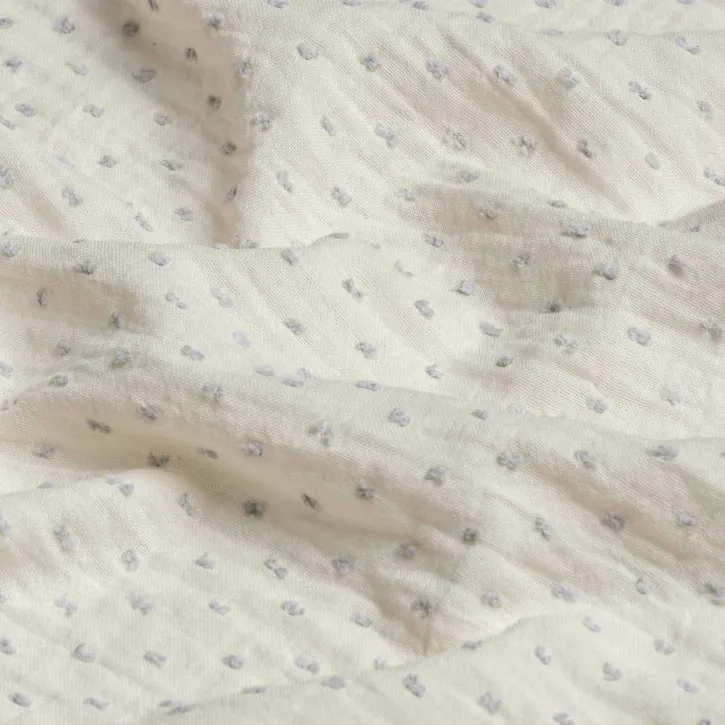Gri Puantiyeli Müslin