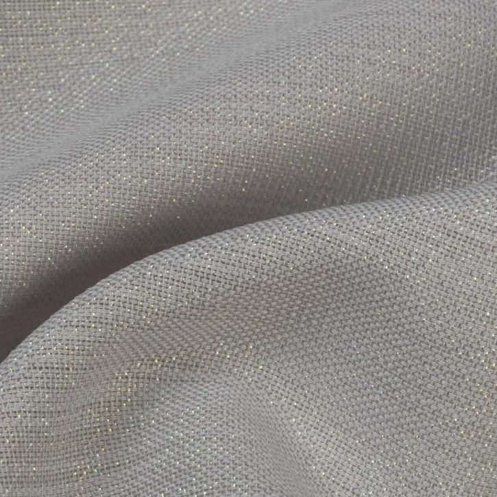 Gri Simli Gardenya Kumaş