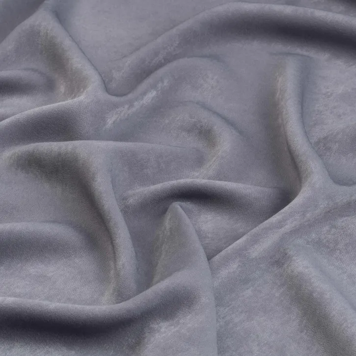 Gri Süet Cupro Kumaş
