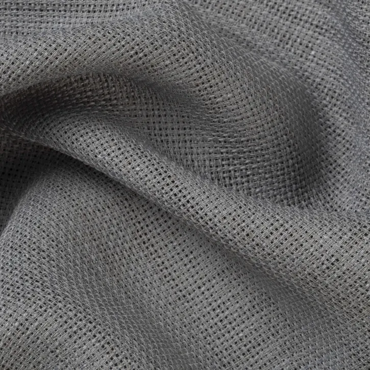 Koyu Gri Linen Kumaş