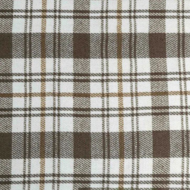 Krem-Kahve Ekose Şanel