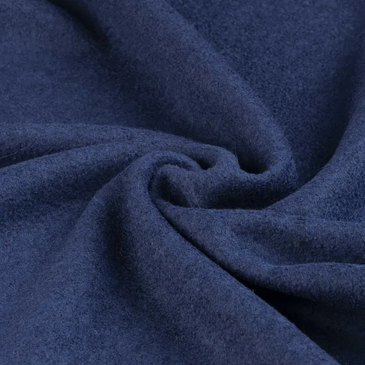 Lacivert Buklet Keçe Kumaş