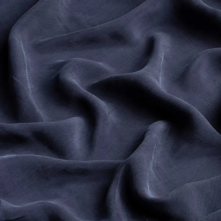 Lacivert İpeker Cupro Kumaş