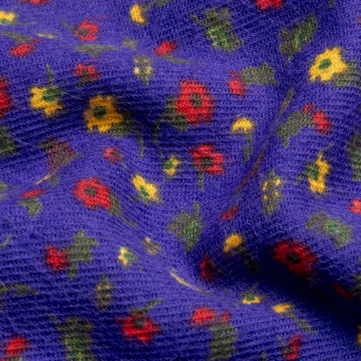 Mor Çıtır Desenli Pazen Kumaş