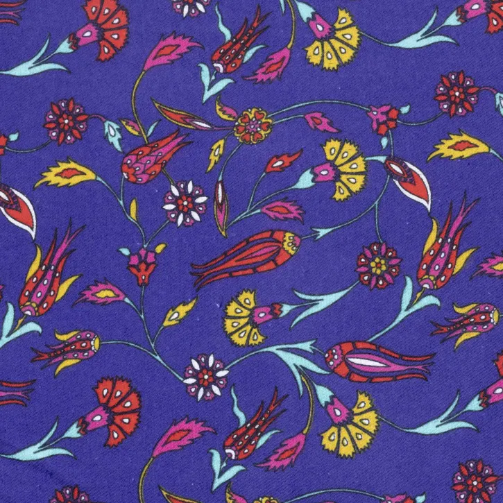 Mor Şal Desen Pazen Kumaş