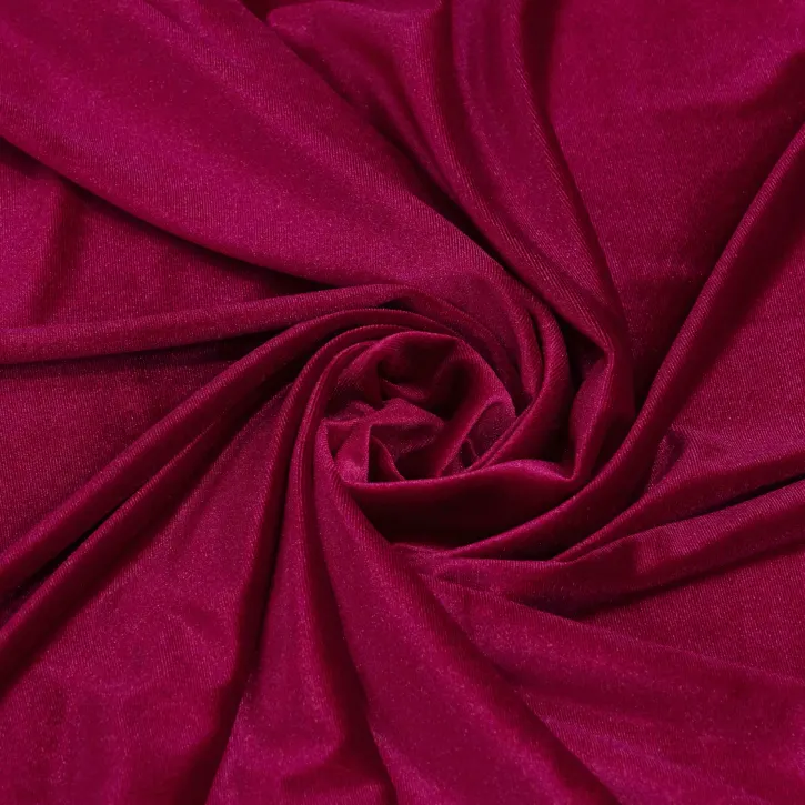 Rubi Kırmızı Likralı Kadife