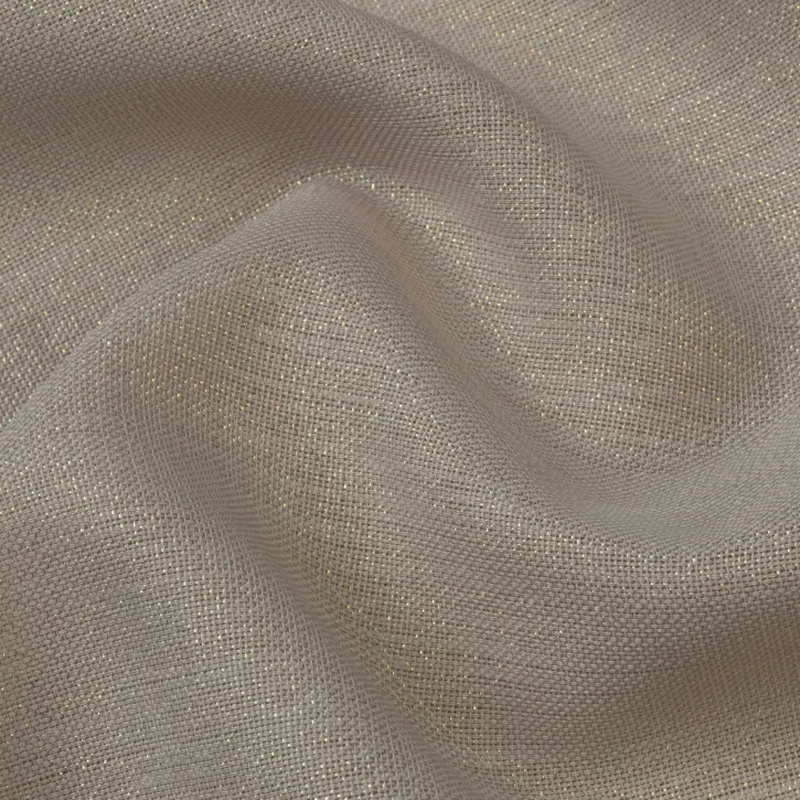 Simli Kapuçino Gardenya Kumaş