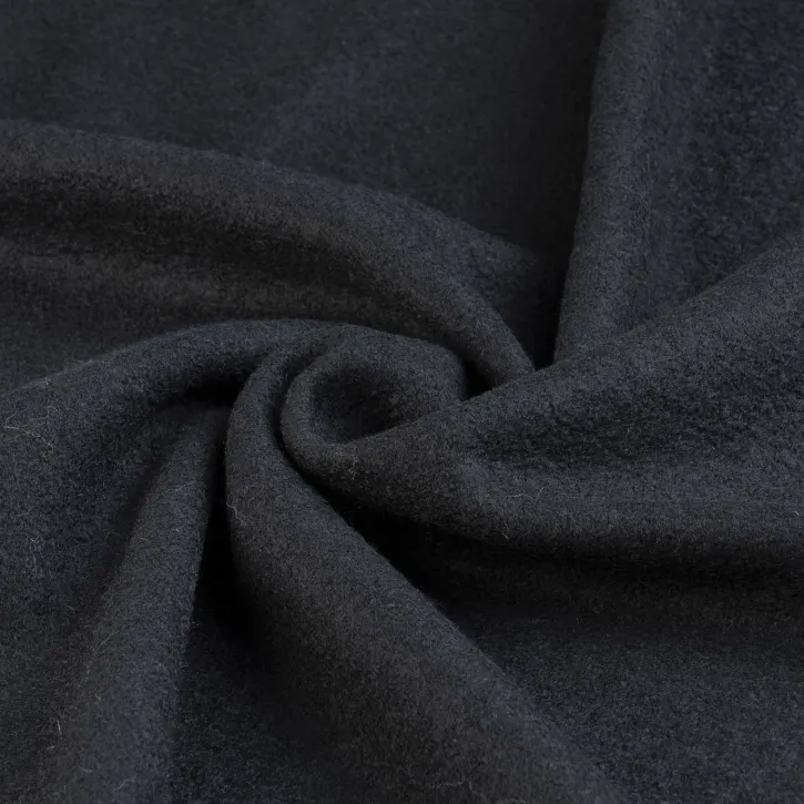 Siyah Buklet Keçe Kumaş