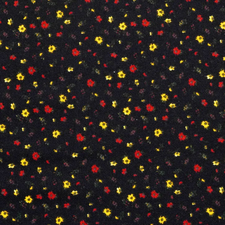 Siyah Çıtır Desenli Pazen Kumaş