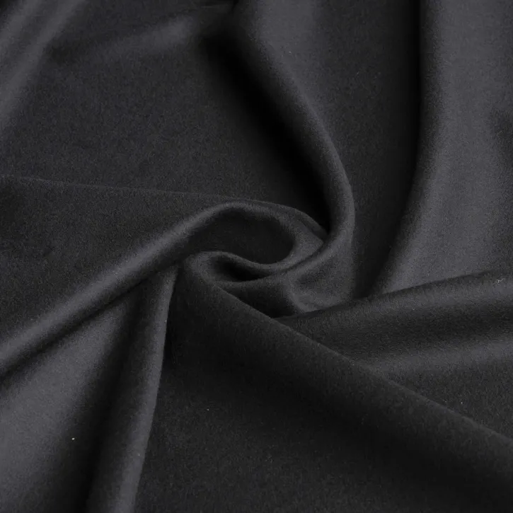 Siyah Kaşmir Kumaş