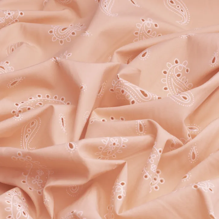 Somon Renk Yakma Fisto Kumaş