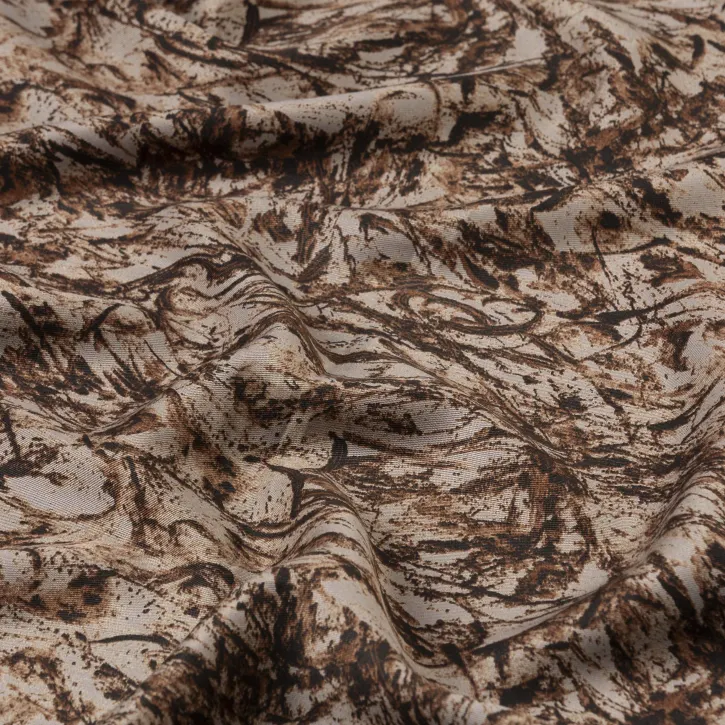 Toprak Batik Desen Kaşmir Viskon