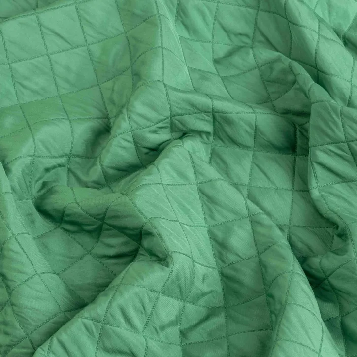 Yeşil Kapitone Kumaş