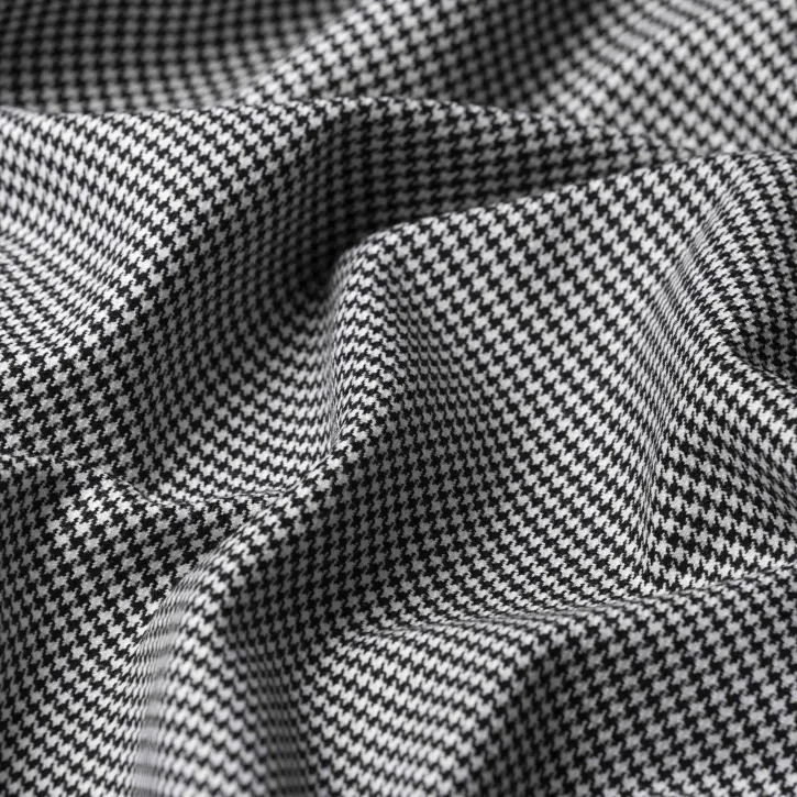 Kazayağı Desenli Yünlü Kumaş