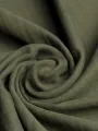 Haki Yeşil Düz Renk Müslin Kumaş