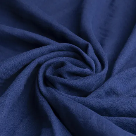 Açık Lacivert Düz Renk Müslin Kumaş