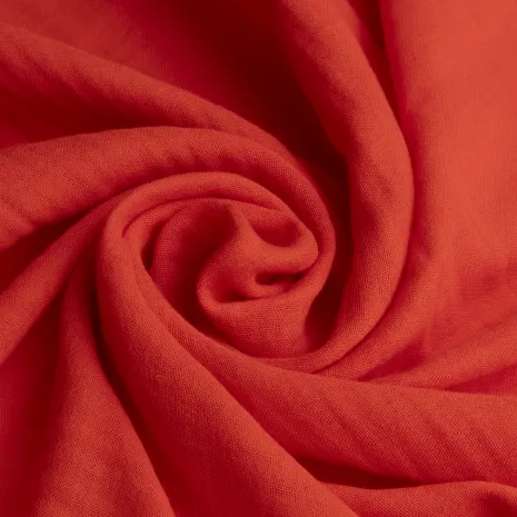 Nar çiçeği Düz Renk Müslin Kumaş