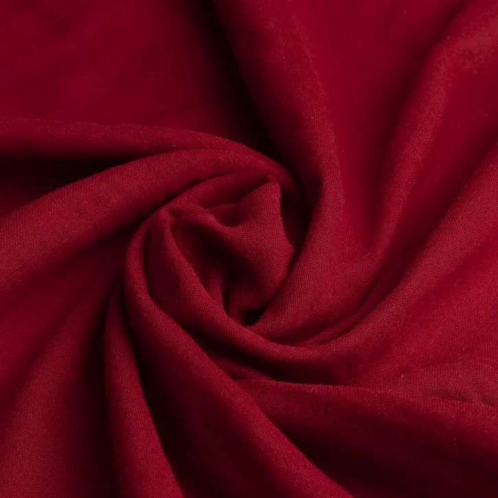 Açık Bordo Düz Renk Müslin Kumaş