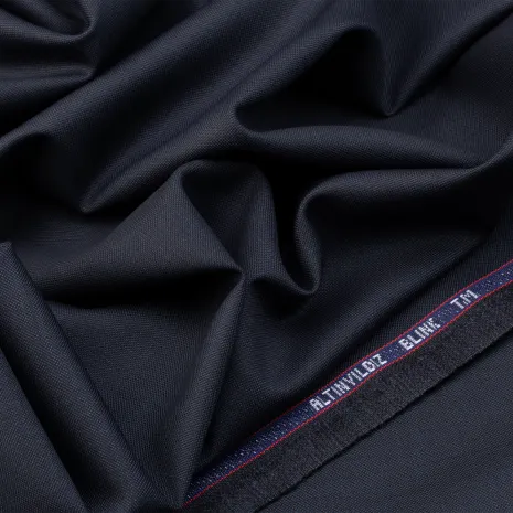 Koyu Lacivert Altınyıldız Gabardin Kumaş