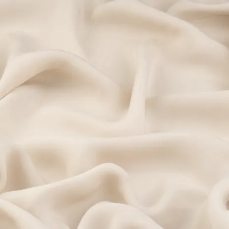 Krem İpeker Cupro Kumaş