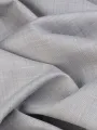 Flam Gabardin Buz Çizgili Gri Kumaş