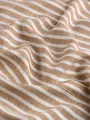 Kum Beji Çizgili Keten