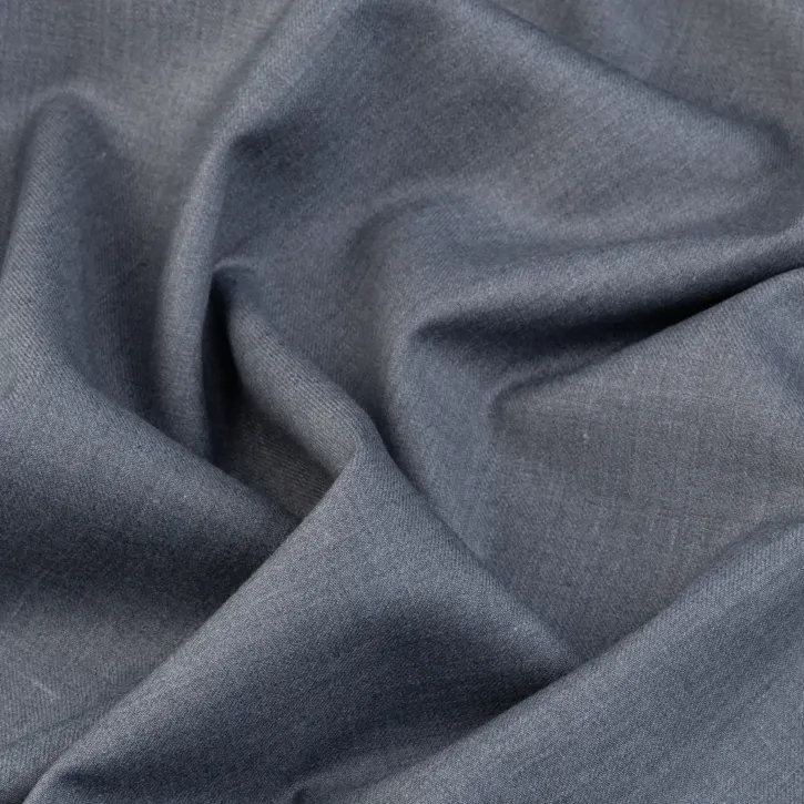 Flam Gabardin Granit Mavi Kumaş