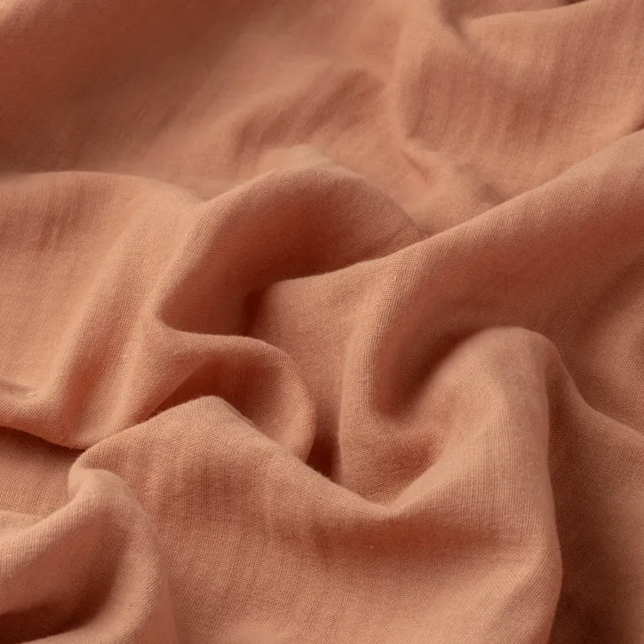 Ayva Pişmişi Düz Renk Müslin Kumaş