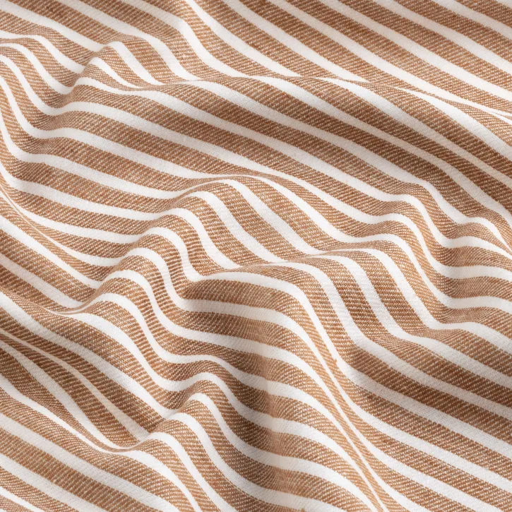 Tarçın Çizgili Keten